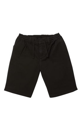 Solid Cotton Shorts
